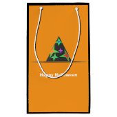 Witch Pet Halloween Gift Bag Klein Cadeauzakje (Achterkant)