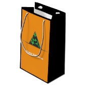 Witch Pet Halloween Gift Bag Klein Cadeauzakje (Achterkant Gekanteld)