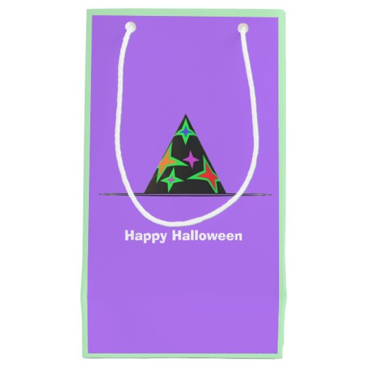 Witch Pet Halloween Gift Bag Klein Cadeauzakje (Voorkant)