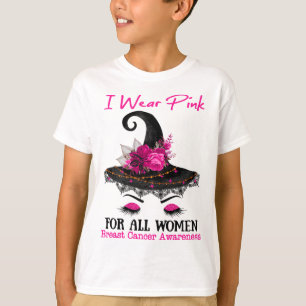 Witch Pet Ik Draag roze voor alle vrouwen borstkan T-shirt