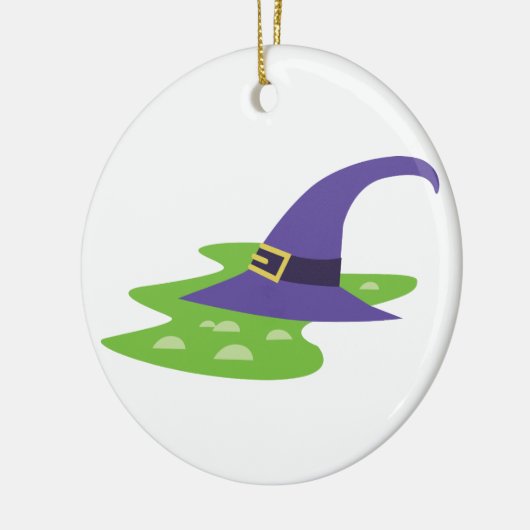Witch Pet Keramisch Ornament (Links)