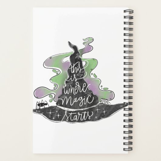 Witch Pet Magic Spooky Halloween Planner (Achterkant)