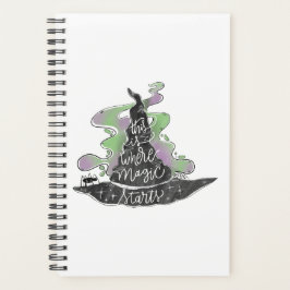 Witch Pet Magic Spooky Halloween Planner