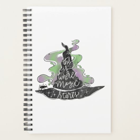 Witch Pet Magic Spooky Halloween Planner (Voorkant)
