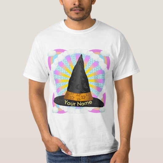 Witch Pet Moon Witch custom T-shirts (Voorkant)