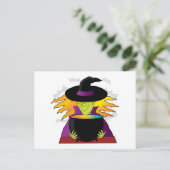 Witch Pet Pod Briefkaart (Staand voorkant)