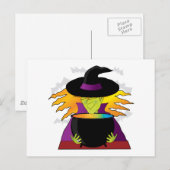 Witch Pet Pod Briefkaart (Voorkant / Achterkant)