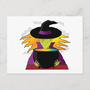 Witch Pet Pod Briefkaart