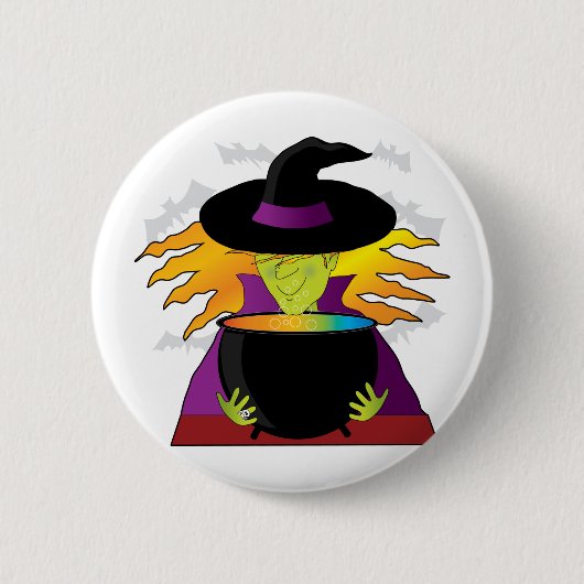 Witch Pet Pod Ronde Button 5,7 Cm (Voorkant)