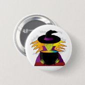 Witch Pet Pod Ronde Button 5,7 Cm (Voorkant /achterkant)