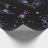 Witch Pet & Potion Wrapping Paper Cadeaupapier (Hoek)