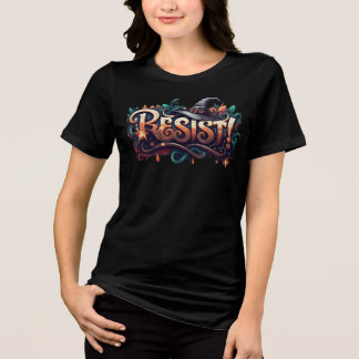 Witch Pet RESIST, sluit je aan bij het heksenverze Tri-Blend Shirt