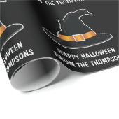 Witch Pet Sinaasappel Witch's Pet Happy Halloween Cadeaupapier (Rol Hoek)