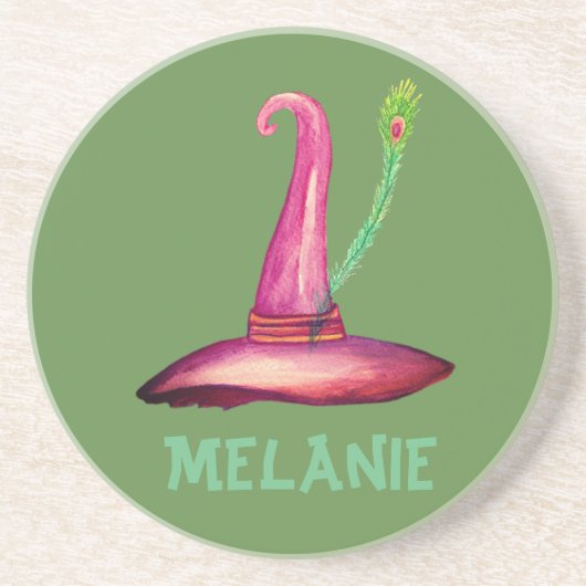 Witch Pet Special Personalized Onderzetters (Voorkant)