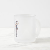 witch pin up glass matglas koffiemok (Voorkant rechts)