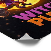 Witch Please beroemd gemaakt door Funny Halloween  Poster (Hoek)