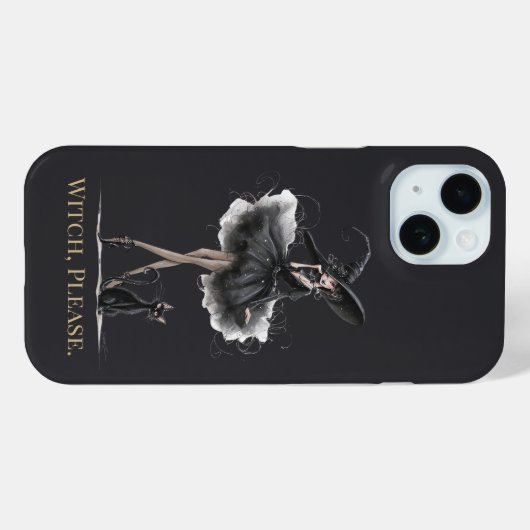 Witch, Please – Gothic Witch Phone Case (Achterkant (horizontaal))