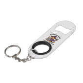 Witch Please, I’m an Accountant – Stainless Steel  Mini Flessenopener (Voorkant Gekanteld)