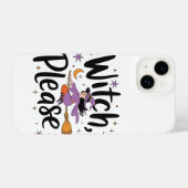 Witch, Please - Leuk en brutaal Halloween-ontwerp iPhone Hoesje (Achterkant horizontaal)