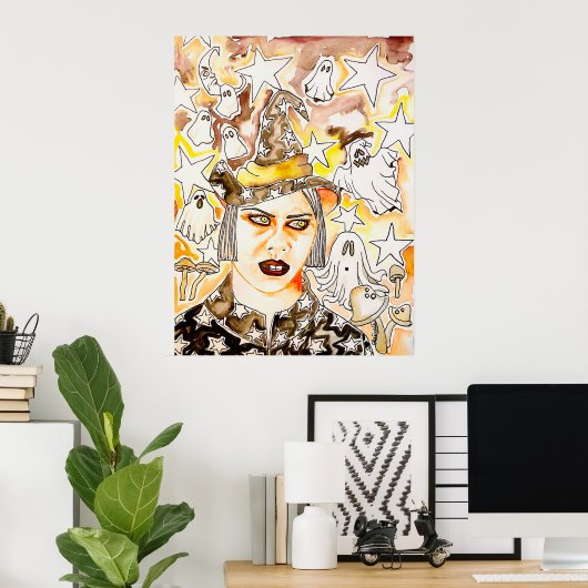 Witch Poster (Thuiskantoor)