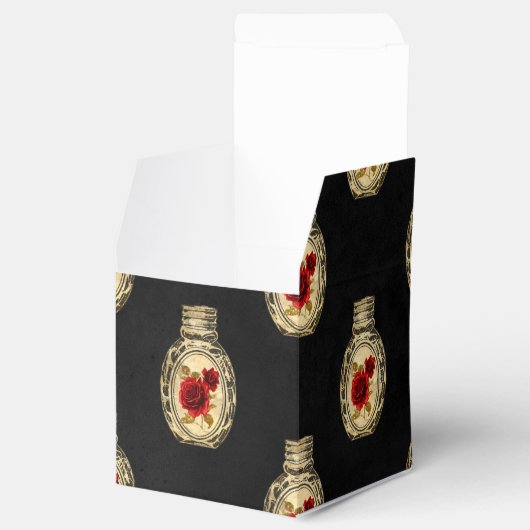 Witch Potion Bottle Gothic Wedding Bedankdoosjes (Geopend)