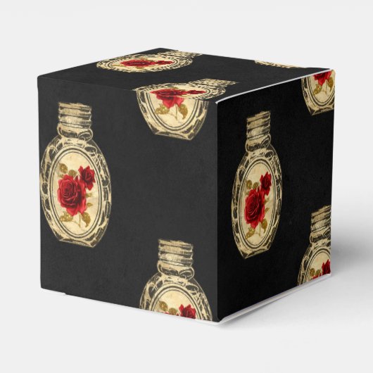 Witch Potion Bottle Gothic Wedding Bedankdoosjes (Achterkant)