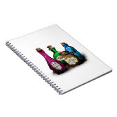 Witch Potion Bottles Notitieboek (Rechterzijde)