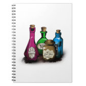 Witch Potion Bottles Notitieboek (Voorkant)