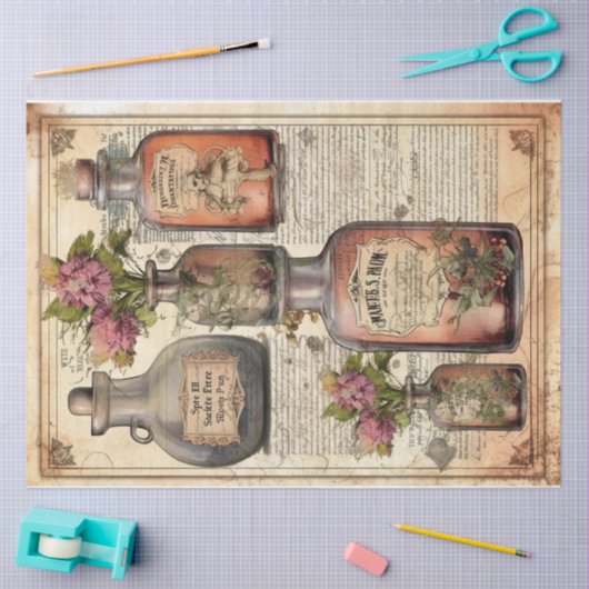  Witch Potion Design Serie 7 Tissuepapier (Craft)