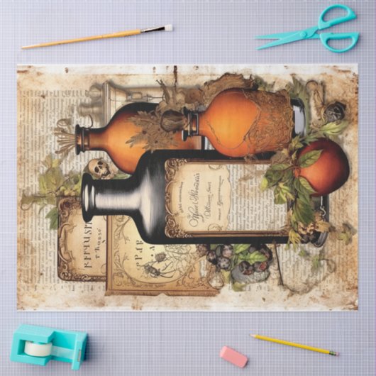  Witch Potion Design Series 8 Tissuepapier (Craft)