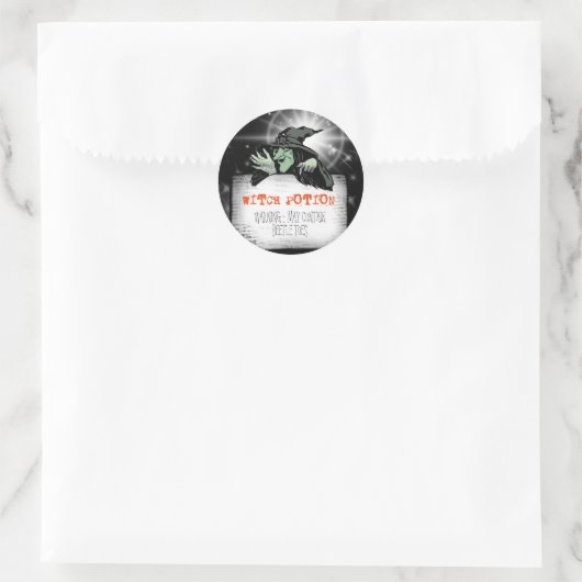 Witch Potion ID217 Ronde Sticker (Tas)