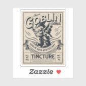 Witch Potion Label Halloween Decoration (Vel)