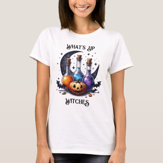 Witch Potions Halloween T-shirt (Voorkant)