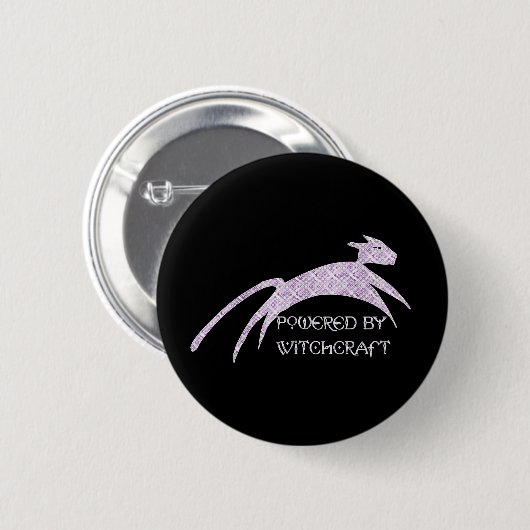 Witch Powered Ronde Button 5,7 Cm (Voorkant /achterkant)