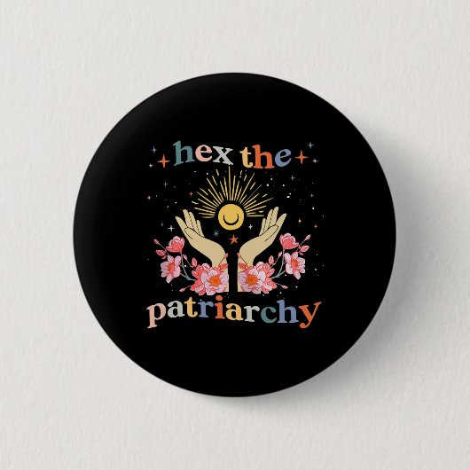 Witch Pro Choice Feminist Ronde Button 5,7 Cm (Voorkant)