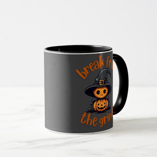 Witch Pumpkin BFTG Coffee Mok (Voorkant rechts)