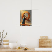 Witch Queen – Halloween Alphabet Wall Art Poster (Keuken)