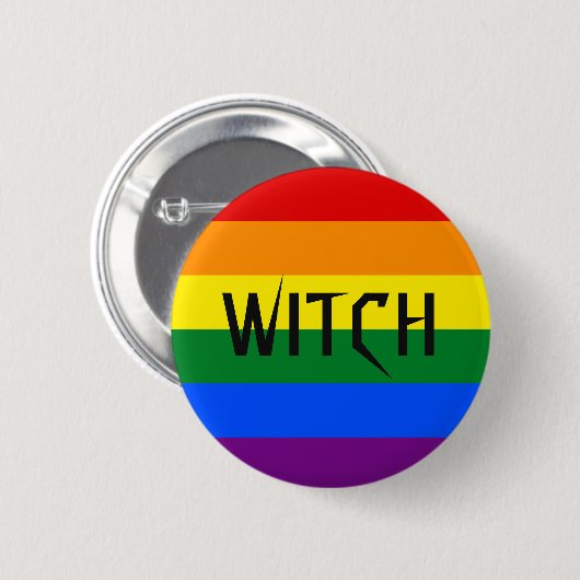 WITCH Rainbow Button (Voorkant /achterkant)