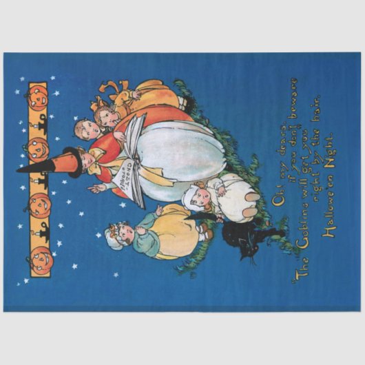   Witch Reading Ghost Stories Tissuepapier (Voorkant)