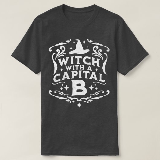 Witch Retro Vinta T-shirt (Design voorkant)