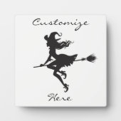 Witch Riding Broom Halloween Thunder_Cove Fotoplaat (Voorkant)