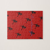 Witch Riding Broom Halloween Thunder_Cove Legpuzzel (Horizontaal)