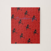 Witch Riding Broom Halloween Thunder_Cove Legpuzzel (Verticaal)