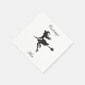 Witch Riding Broom Halloween Thunder_Cove Servet (Hoek)