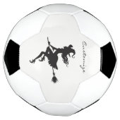 Witch Riding Broom Halloween Thunder_Cove Voetbal (Gedraaid)