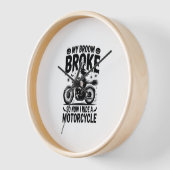 Witch Riding Motorcycle Halloween (Hoek)