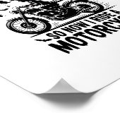 Witch Riding Motorcycle Halloween Poster (Hoek)