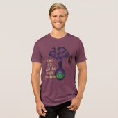 Witch’s Potion One Sip and the Night Awakens Tri-Blend Shirt (Voorkant volledig)