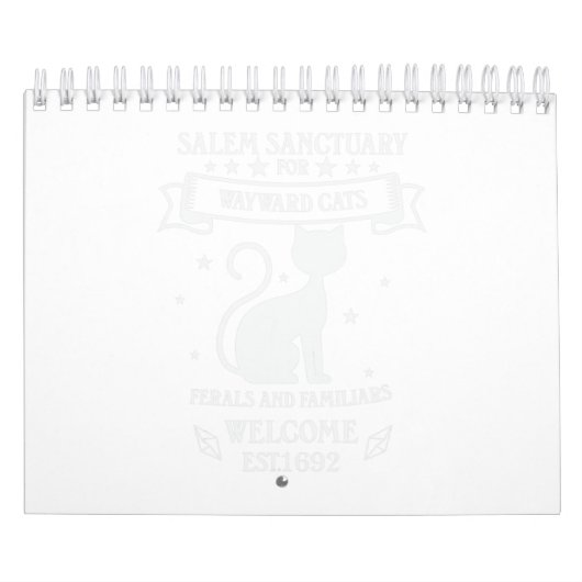 Witch Salem Sanctuary for Wayward Black Cats 1692. Kalender (Hoes)