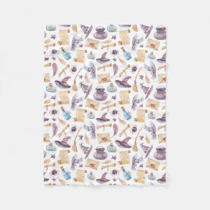 Witch School Kit Waterverf Pattern Fleece Blanket